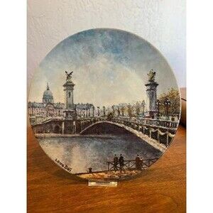 1983 Le Pont Alexandre III - The Alexander III Bridge plate